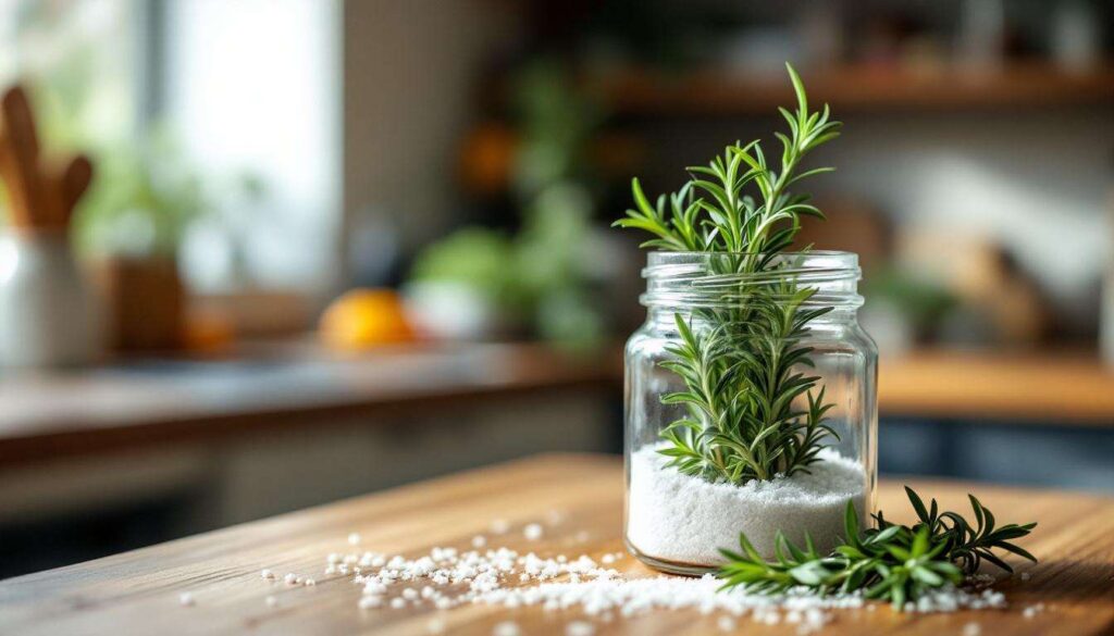 Rosmarin und Salz im Glas: Weshalb dieser natürliche Raumduft laut Aromatherapeuten so wirksam ist