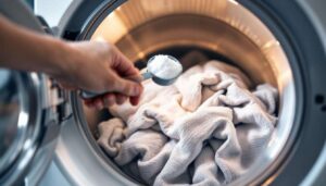 Seit ich Natron so in die Waschmaschine gebe, riecht die Wäsche nie mehr unangenehm